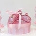 Pink Ballerina Cake Topper - Centerpiece - Gift Box