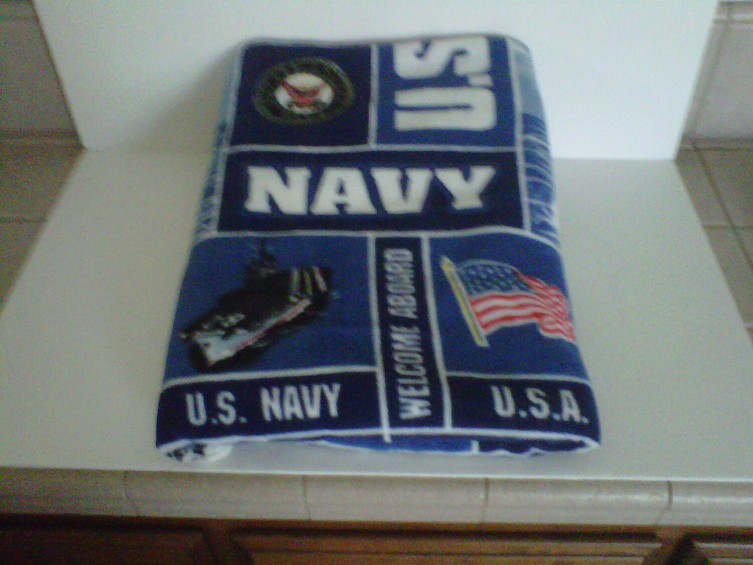 US Navy Fleece Blanket