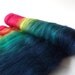 Spinning batt - Merino wool - Firestar - sparkle batt - spinning - felting - 100g - 3.5oz - HUMMINGBIRD