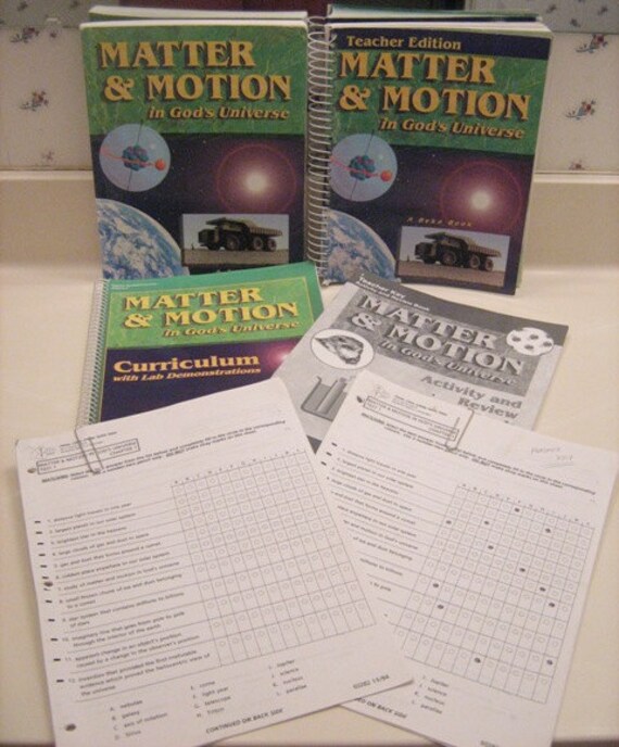 Abeka Grade 8 Science Matter & Motion Set Textbook by BooksyWooksy