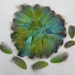 Greenwing Macaw Body Feathers Parrot Native Crafts Fly-Tying Jewelry Peyote Fan