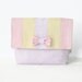 Makeup bag pastel pale purple with little bow