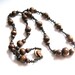 Woodland Greens & Browns Beadwork Necklace