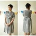 RESERVED Black and White Chevron Dress