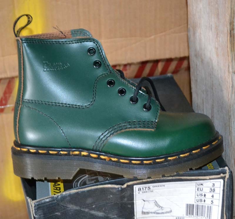 mens green doc marten boots