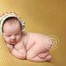 Newborn Photography Fabric Backdrop - Kinley Knit Backdrop in Cream - 2 Yards