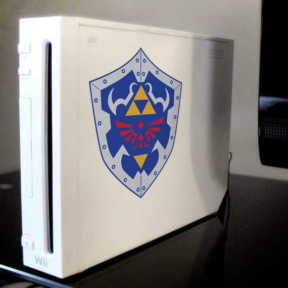 Legend of Zelda-Ocarina of Time Shield Vinyl Four Color Decal