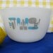 Vintage Mixing Bowl Blue Heaven Fire King 1950's