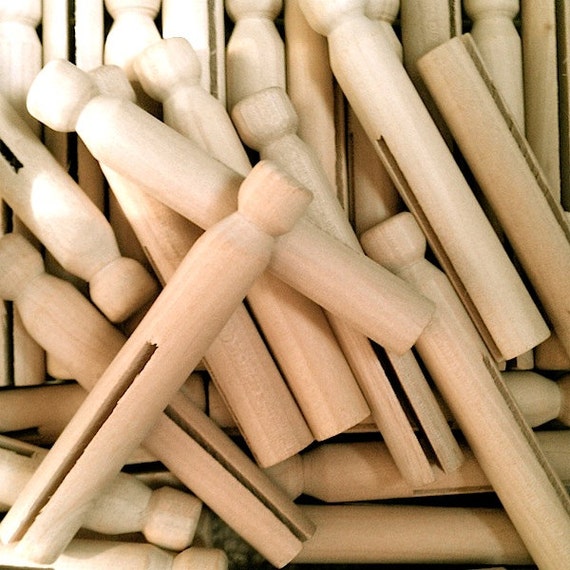 wooden pins for clothespin cookies