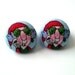 Grumpy old lady maxine small button earrings