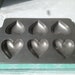 Vintage Cast aluminum - Heart Shaped - Cookie, Cake, Candy Mold