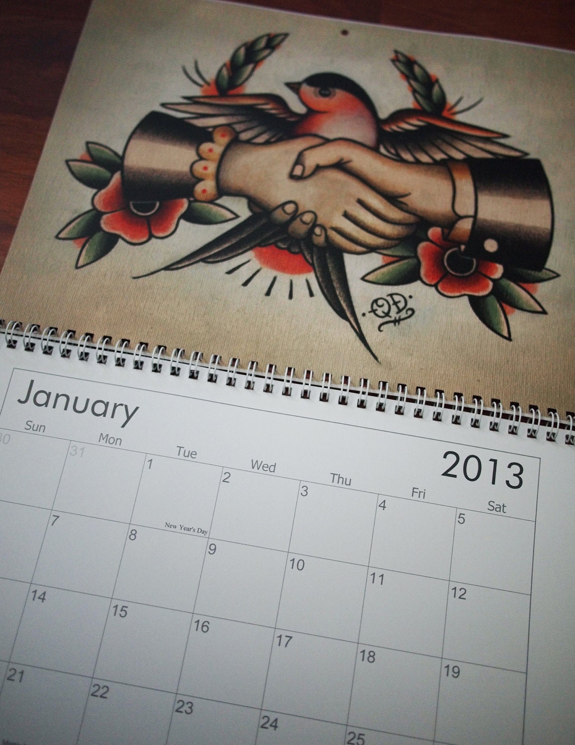 Traditional Tattoo Art Calendar 2013