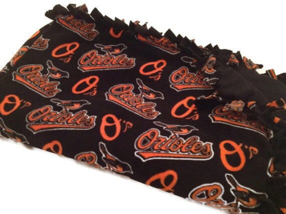 Items similar to Baltimore Orioles Blanket - Orioles Quilt ...