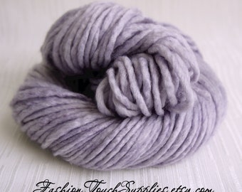 SALE Thick HandSpun Yarn, Bulky Yarn, Lavernder Dream, HandDyed Yarn, Bulky Handspun Yarn Crochet supplies, Knitting supplies