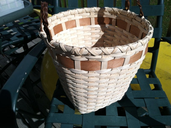 Items similar to Simply Elegant Basket -base is 8''x8'', 12'' height ...