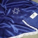 Star of David Royal Blue Prayer Shawl