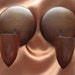 Mid-century Modern Danish Teak Wall Candle Sconces
