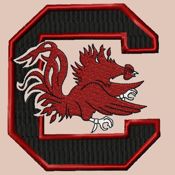 Items similar to Gamecocks Embroidery Design 3 sizes on Etsy