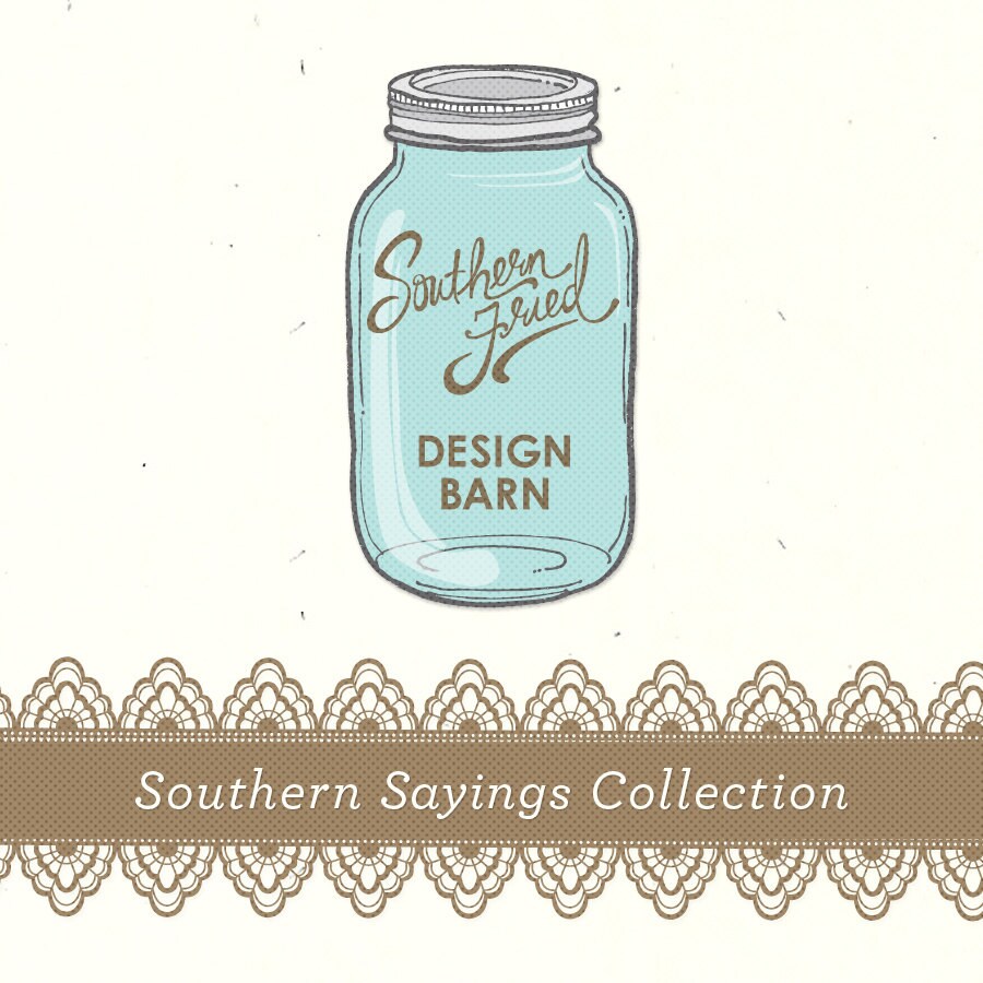 Items similar to Southern Sayings Collection Set on Etsy