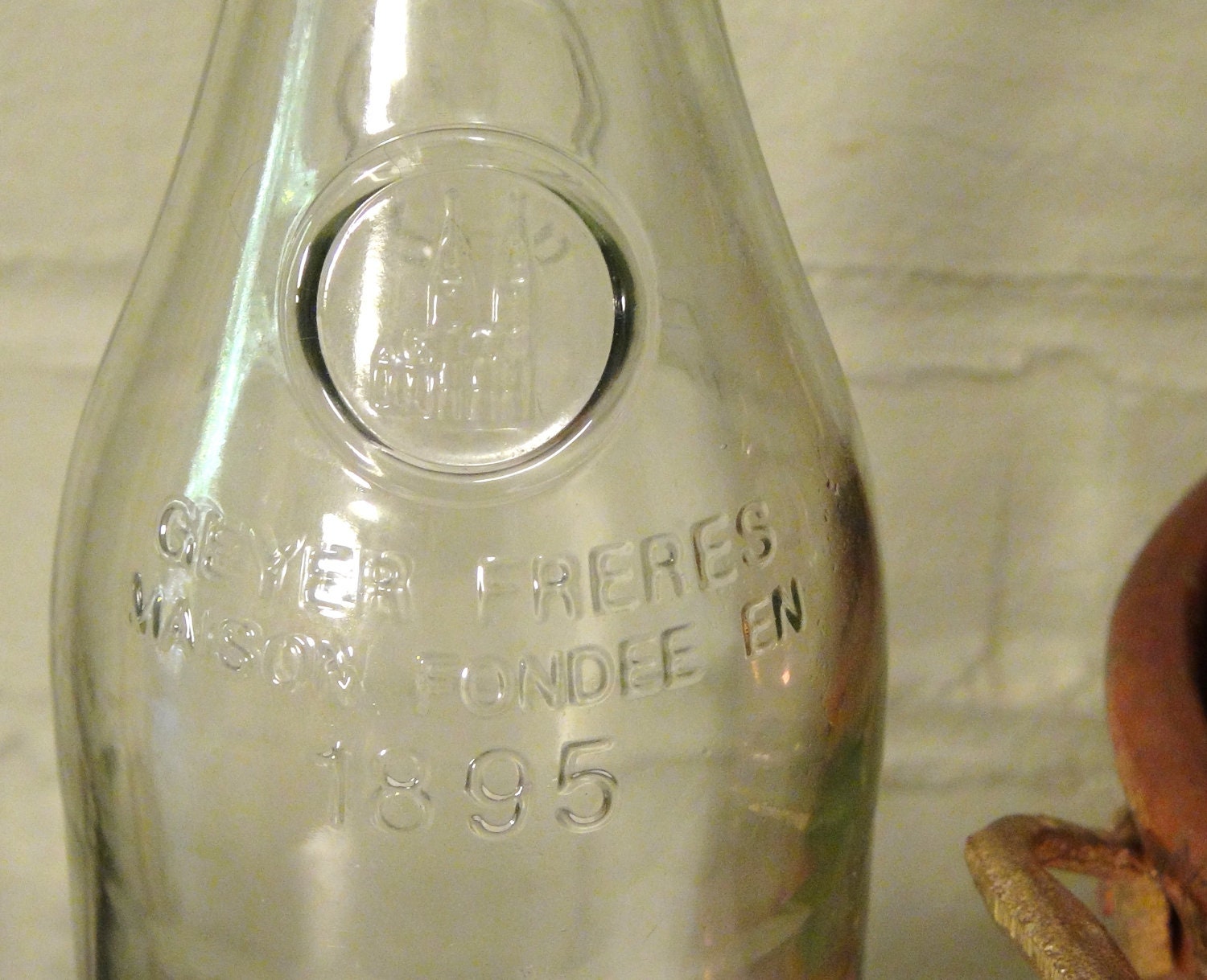 French Lemonade Bottle Geyer Freres Maison Fondee en 1895