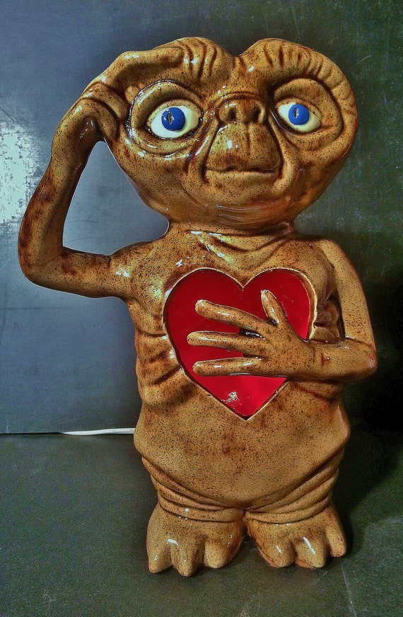 E.T. Extraterrestrial Heart Light Table Lamp or Night Light