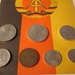 Vintage East German Coins Minted in Cold War Division