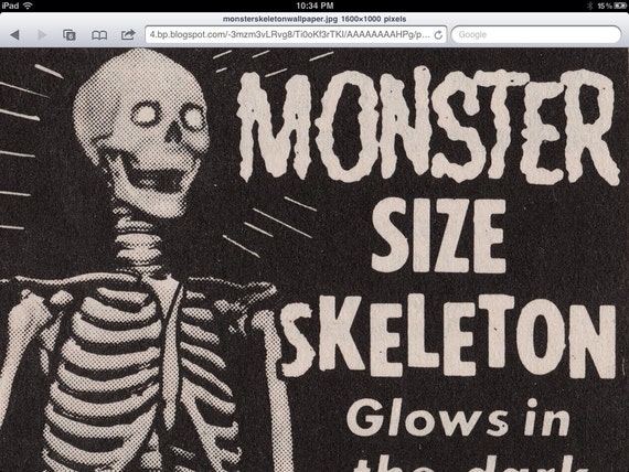 Halloween Decoration..Monster size 7 feet tall "SKELETON" Glow in the dark eyes.
