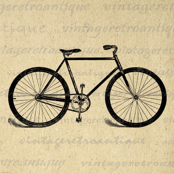 free vintage bicycle clipart - photo #34