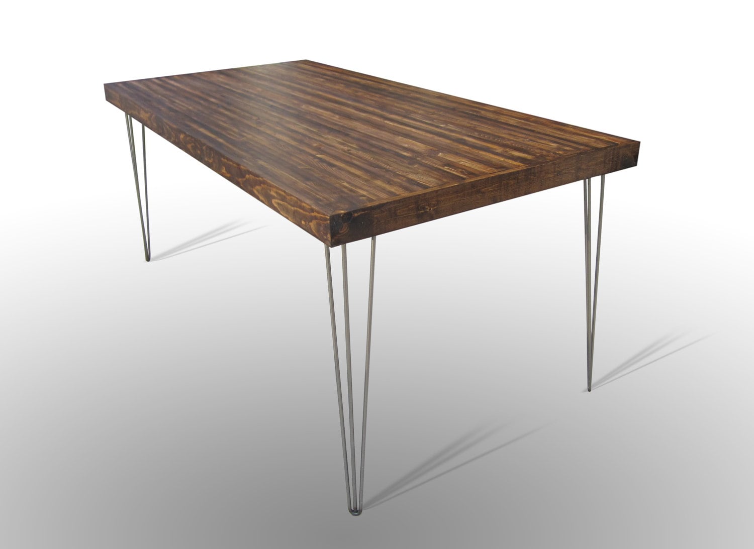 72x36 Dining Table With Hairpin Legs Harvest Dark Ale