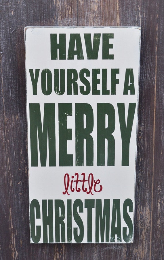 Christmas Sign Christmas Decoration Custom Wood Sign Merry