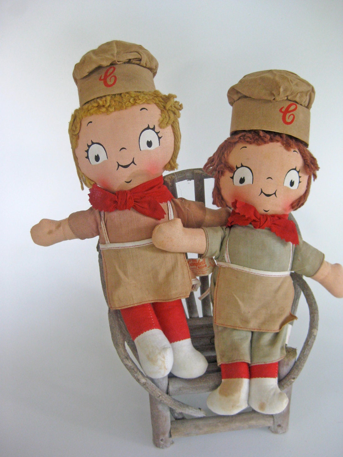 Vintage Campbell's Soup Dolls by WellRedVintage on Etsy