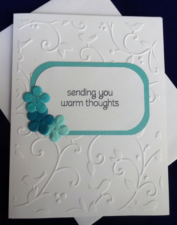 Sending Warm Thoughts Get Well Soon Card