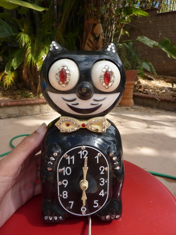 Original Felix the Cat Kit Cat Clock by Funktasticfinds on Etsy