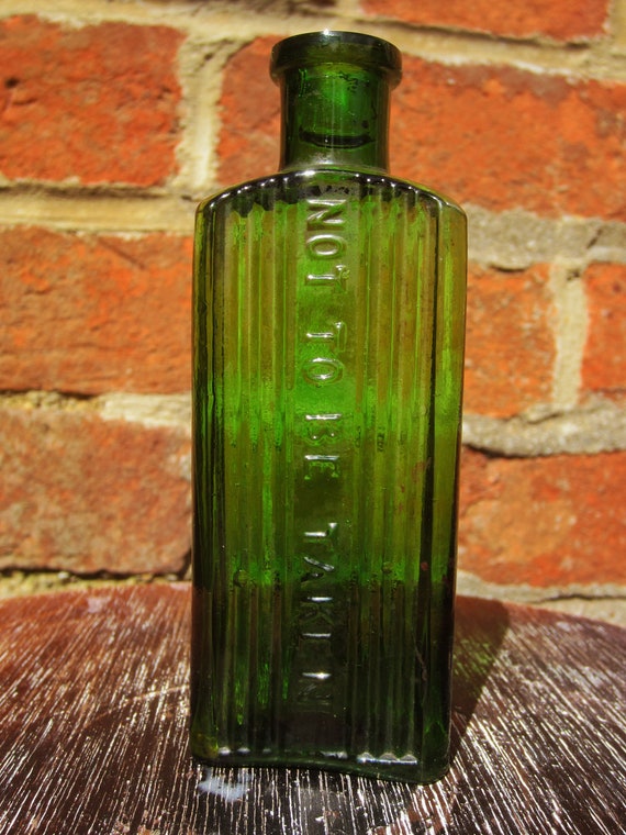 Victorian Poison Bottle by revolutioviridis on Etsy