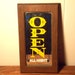 Open All Night Mirrored Sign
