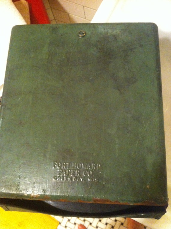 Vintage Paper Towel Wall Dispenser by SecondVintage on Etsy