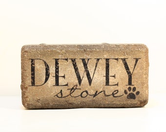 PERSONALIZED Pet Memorial Stone Marker Concrete Paver
