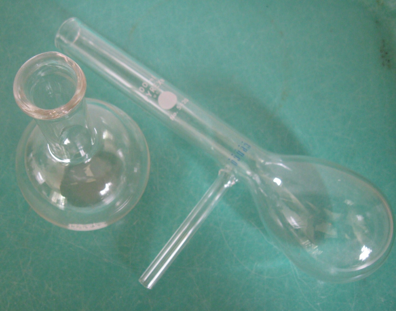 Vintage Pyrex Laboratory Glassware Small Still Set
