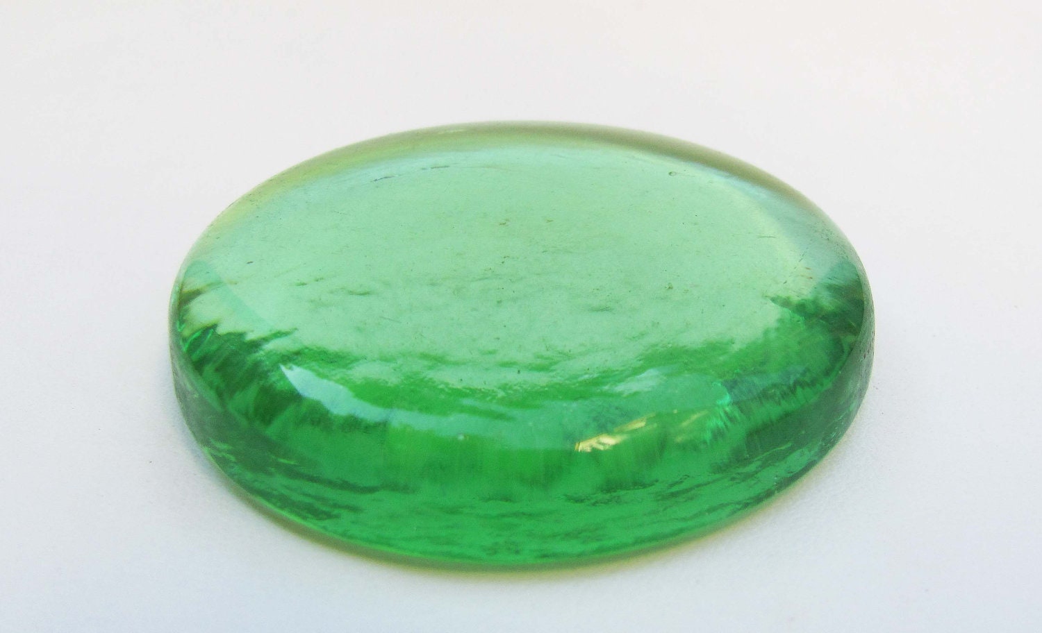 Extra Large light Green Glass Gem Stones by Ihaveglassstones