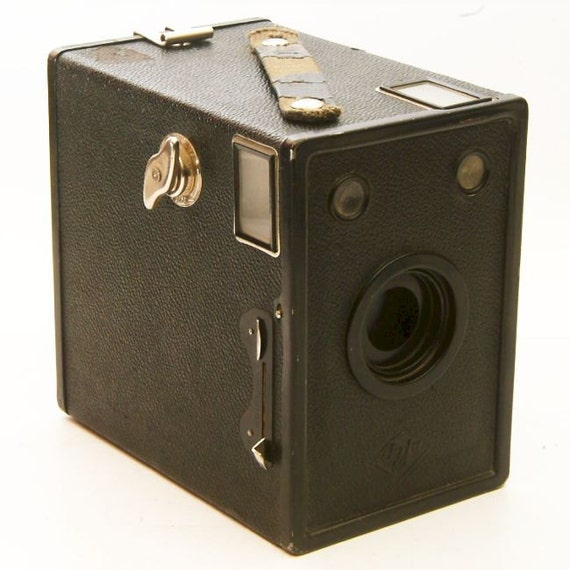 Vintage Box Camera Agfa D6 Cadet Film Camera with Lens