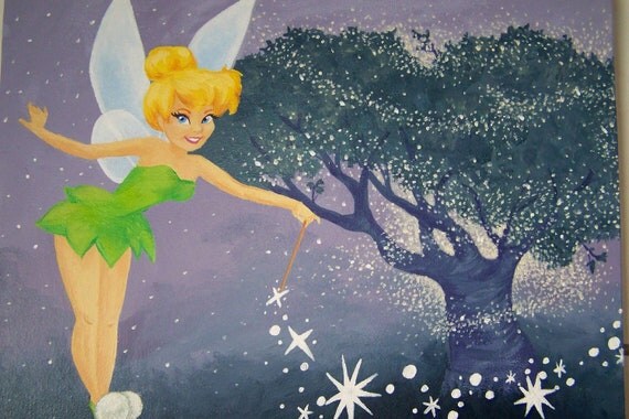 Items similar to Tinkerbell Painting on Etsy