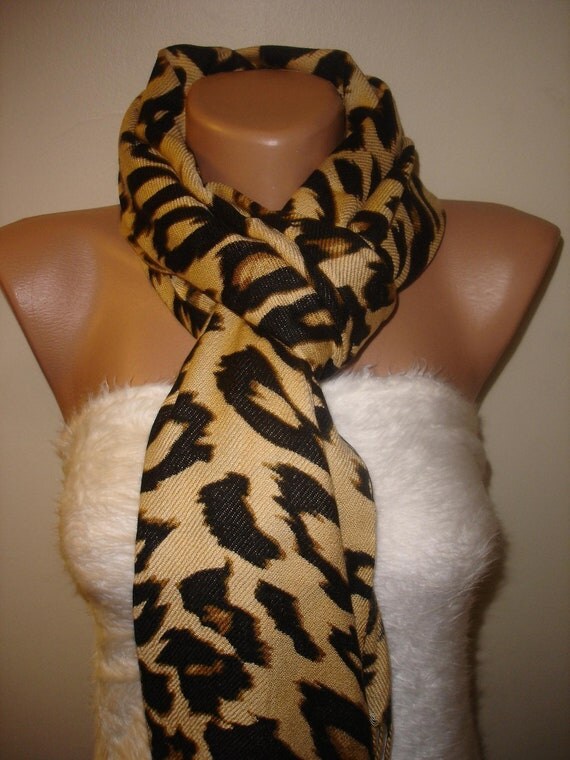 Leopard Scarf Pashmina Scarf Leopard Print Scarves For