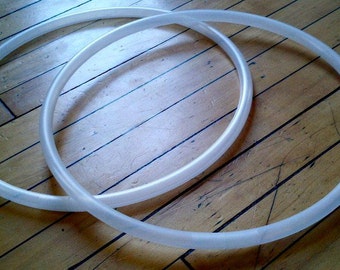 High-Quality UV Polypro Twin Mini Hula Hoops- Collapsible/ Standard Clear Polypro Hula Hoops - Convertible