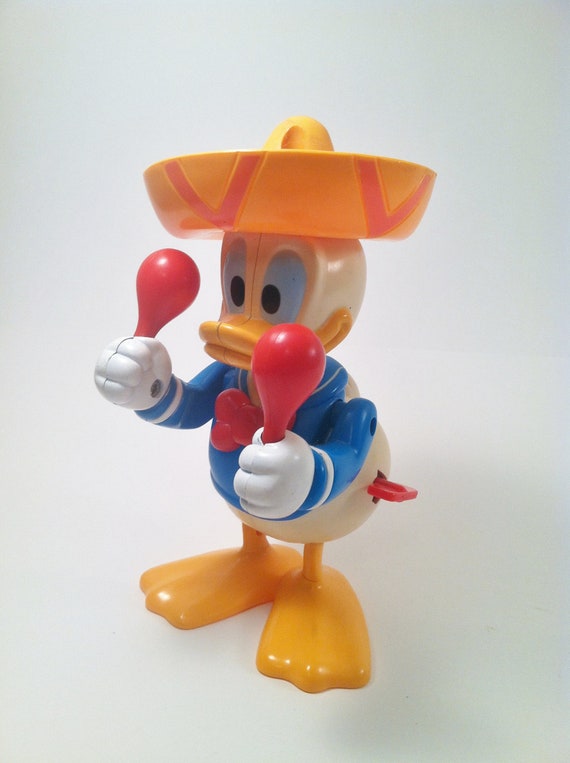 Vintage Donald Duck WindUp Toy by ChangoSupplies on Etsy