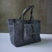 Dark Blue Denim Cotton Hip Boho Women Tote Bag/ Shoulder Bag/ Handbag/Market Bag/Travel Bag/Everyday Bag/Diapers Bag/Book Bag - B003