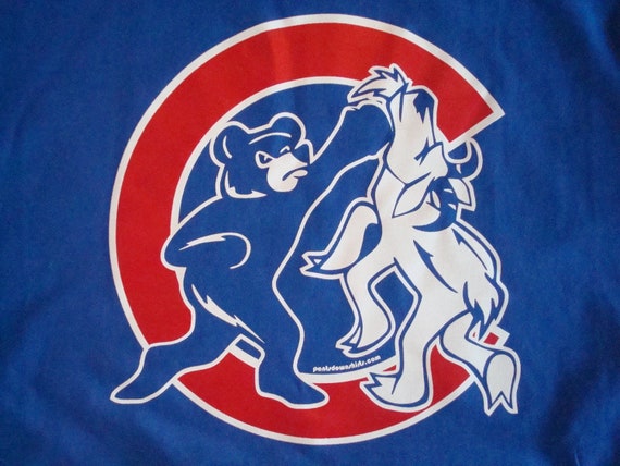 The Cubbie Curse Chicago Cubs tshirt by pantsdownshirtscom on Etsy