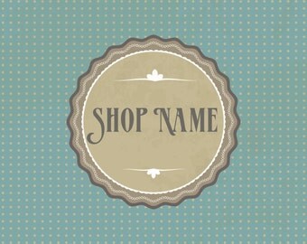Etsy Shop Banner Set -Vintage Set, 8 pieces