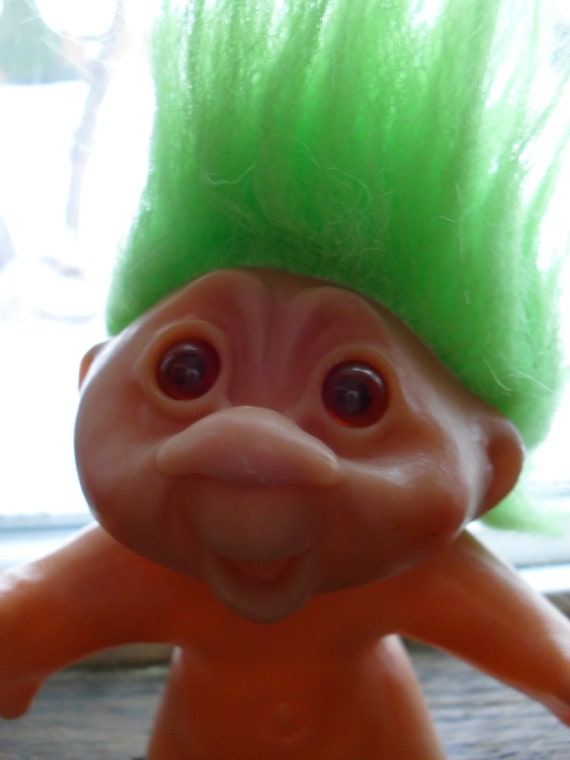 1986 Dam Troll with Green Hair