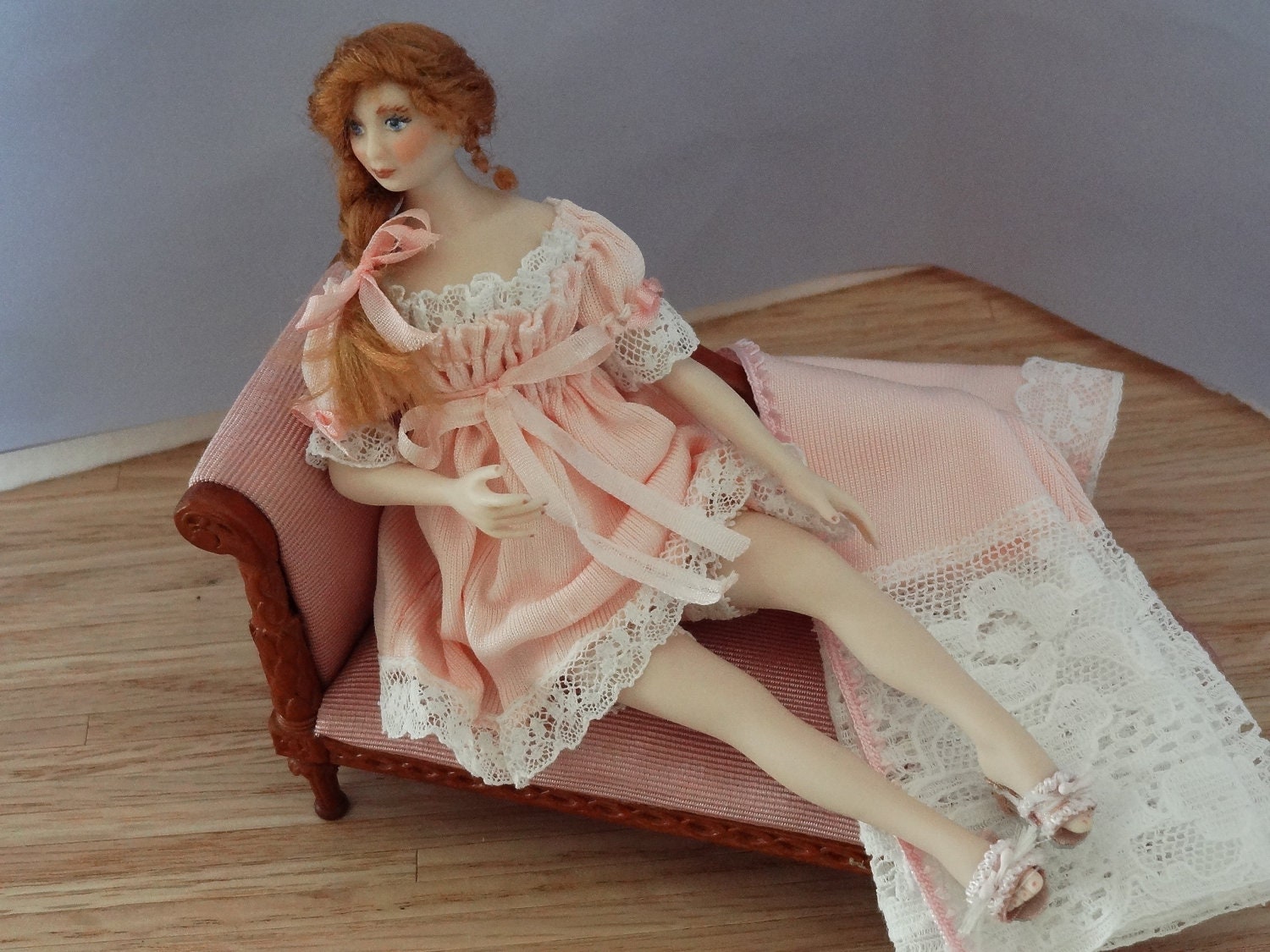 I 12th Scale Miniature Porcelain Doll 1 12 Scale Dollhouse