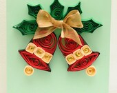 Items similar to Quilling Christmas Card on Etsy